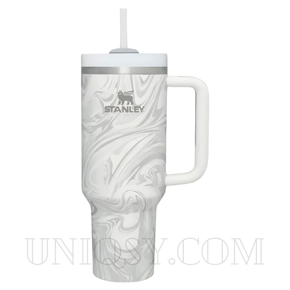 Stanley 40 OZ Polar Swirl Quencher Flowstate Tumbler Cup