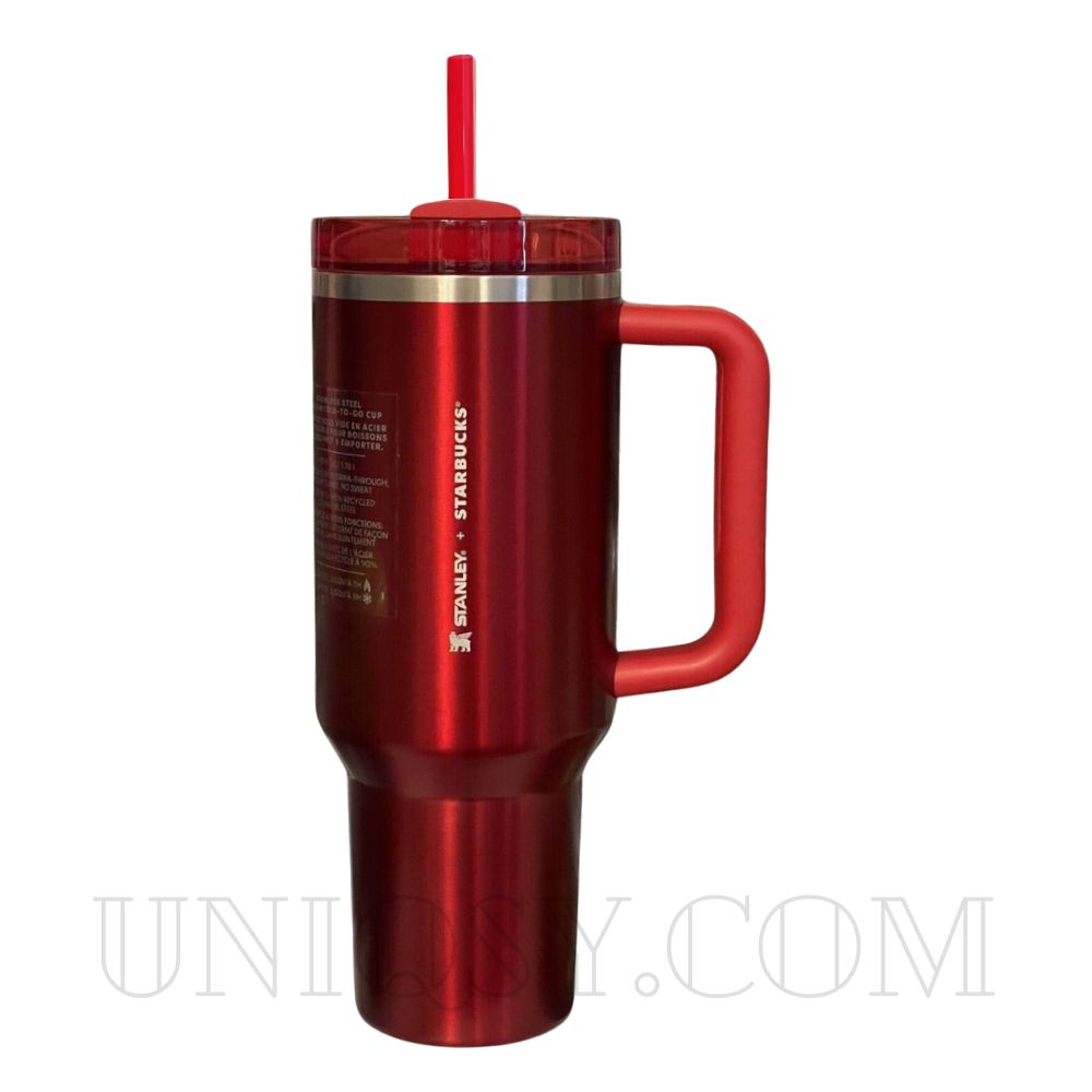 Stanley x Starbucks Red Quencher Flowstate 40 OZ Tumbler