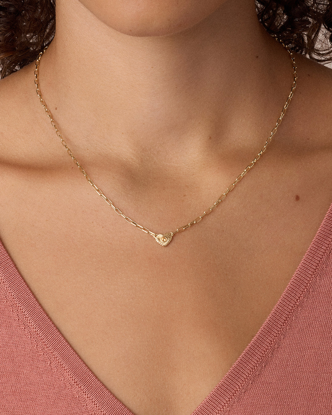 Birthstone Heart Necklace