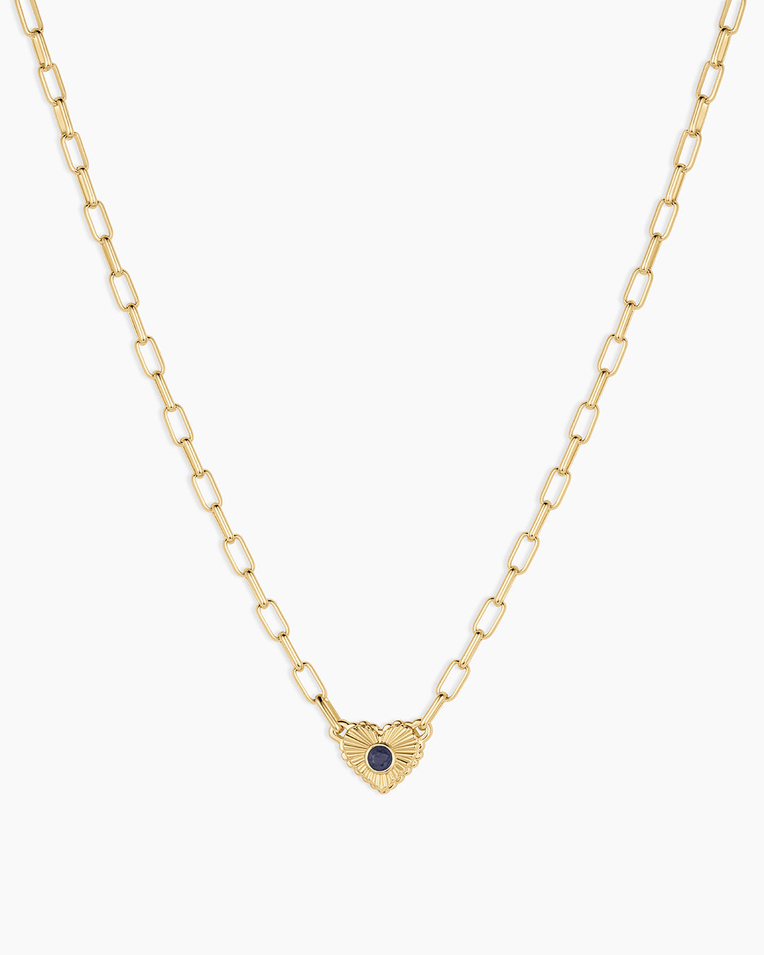 Birthstone Heart Necklace