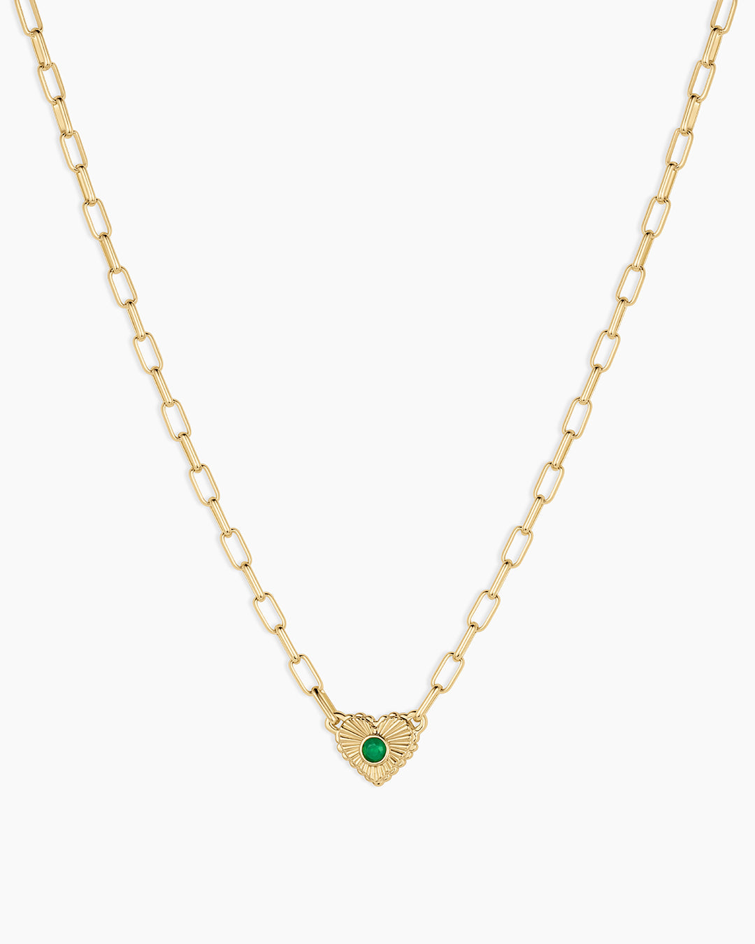 Birthstone Heart Necklace