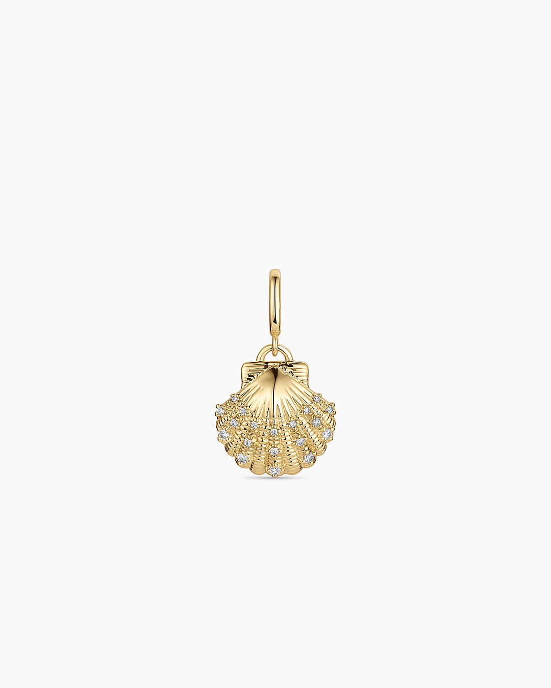 Shimmer Scallop Shell Parker Charm