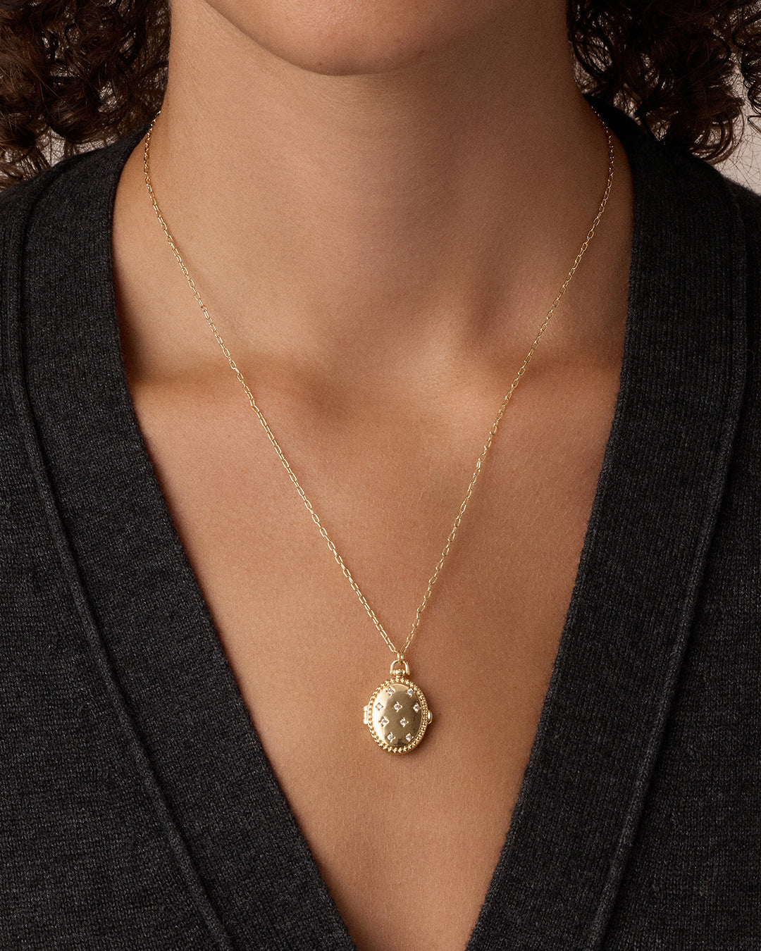 Celeste Locket Necklace