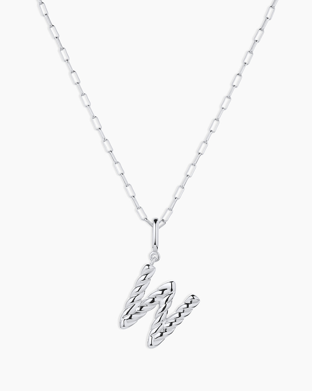 Crew Alphabet Statement Charm Necklace