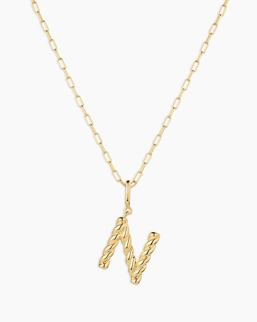 Crew Alphabet Statement Charm Necklace