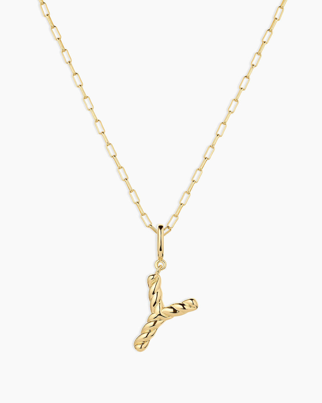 Crew Alphabet Statement Charm Necklace