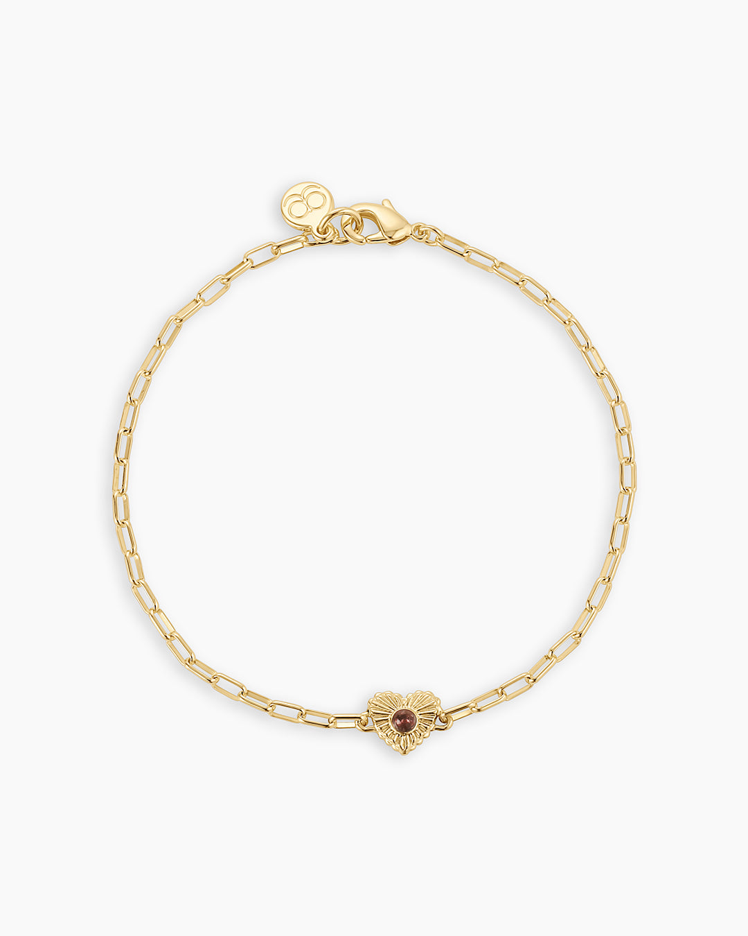 Birthstone Heart Bracelet