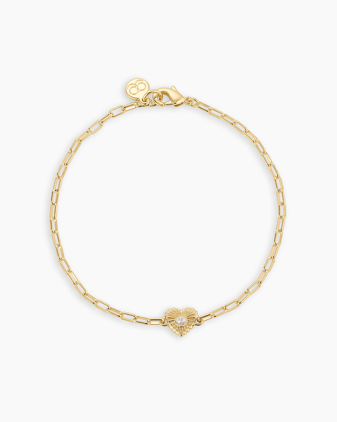 Birthstone Heart Bracelet