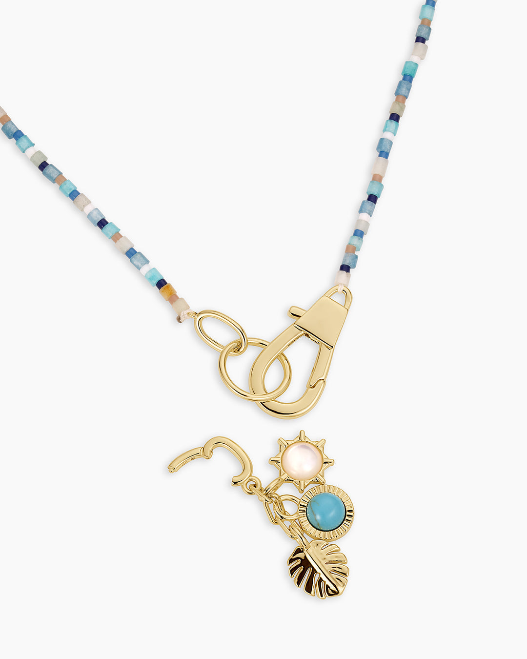Beach Cluster Charm Necklace