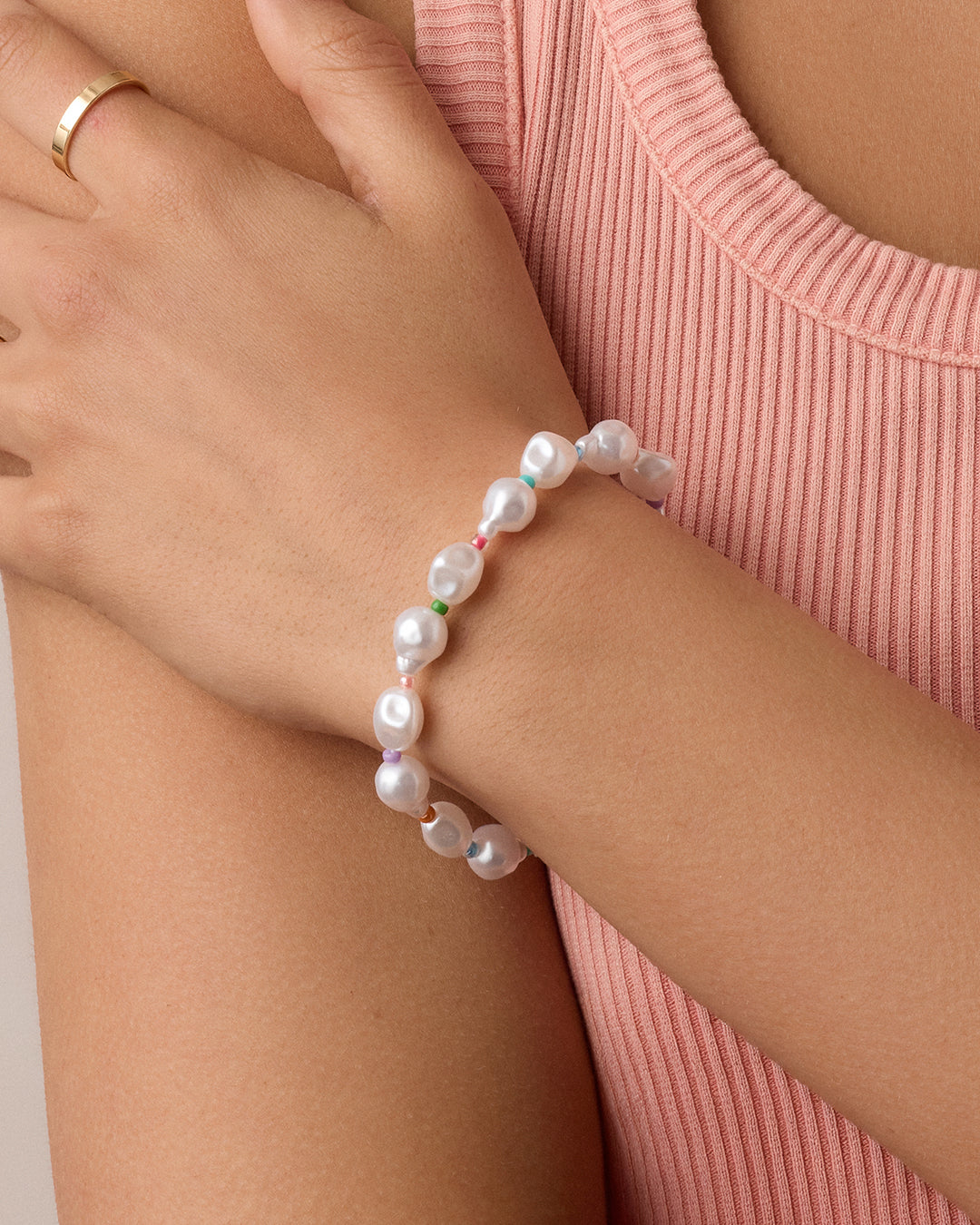 Pearl Rainbow Cove Bracelet