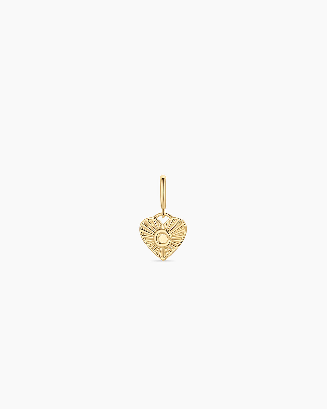 Vintage Heart Alphabet Parker Charm