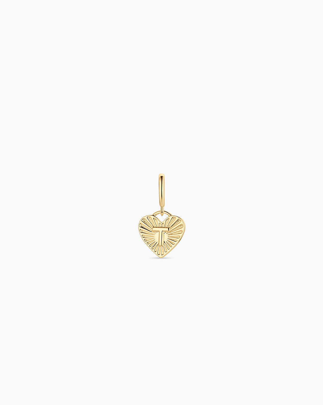 Vintage Heart Alphabet Parker Charm