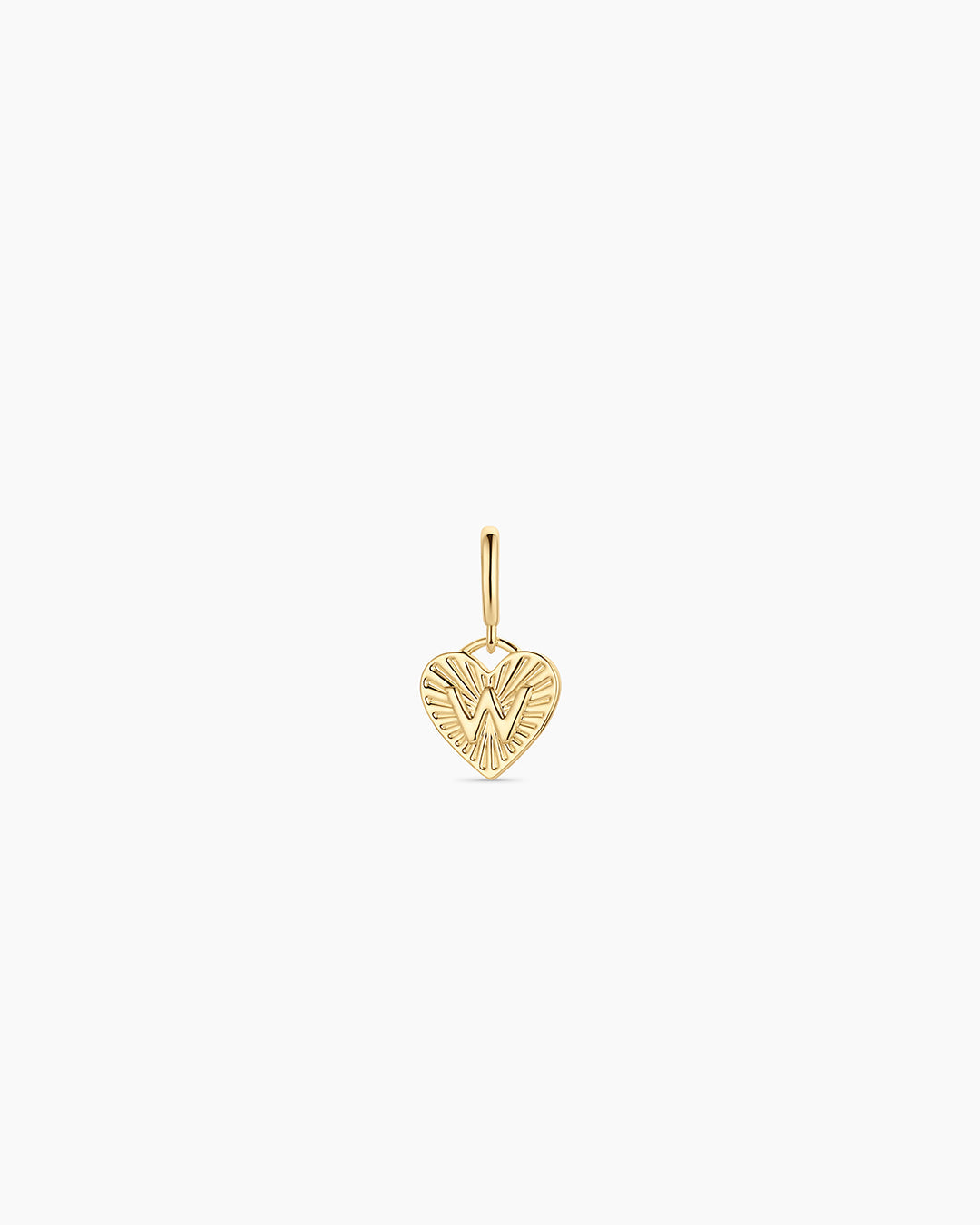 Vintage Heart Alphabet Parker Charm