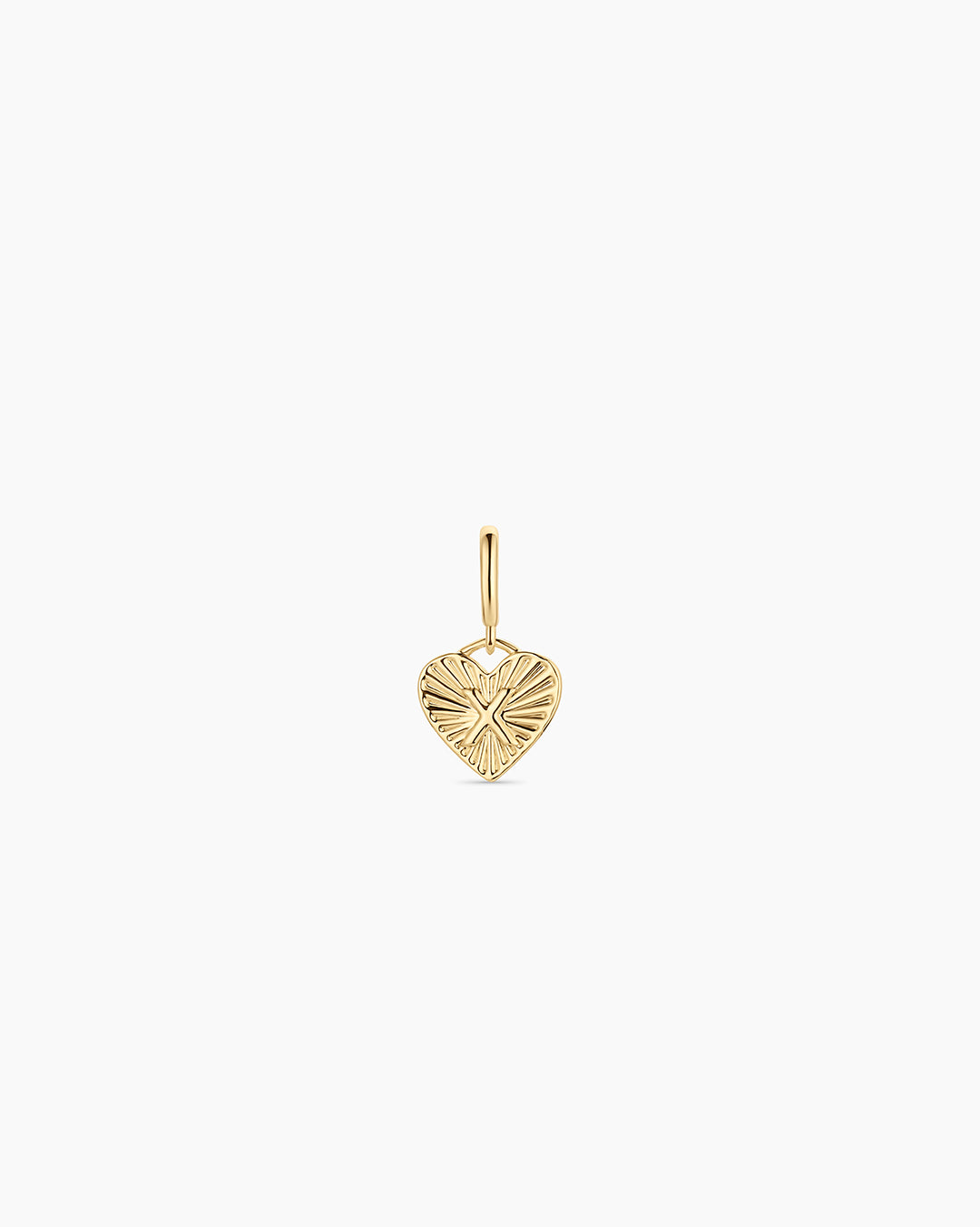 Vintage Heart Alphabet Parker Charm