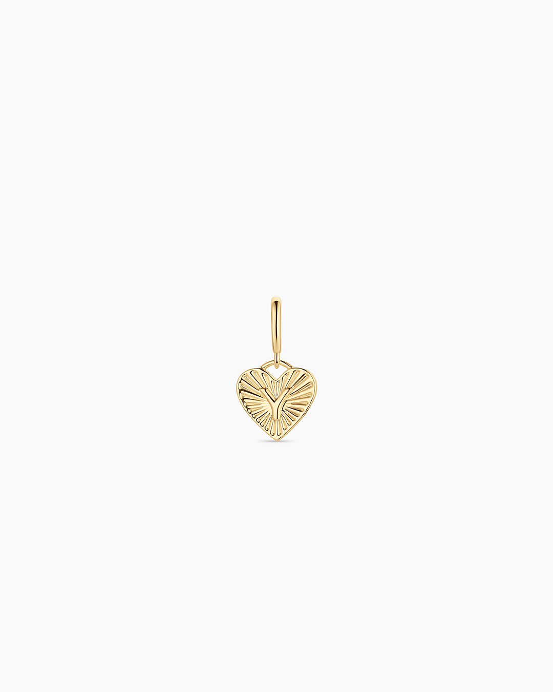 Vintage Heart Alphabet Parker Charm