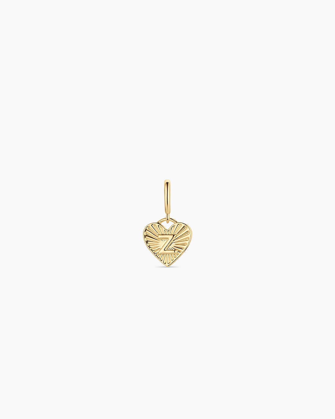 Vintage Heart Alphabet Parker Charm