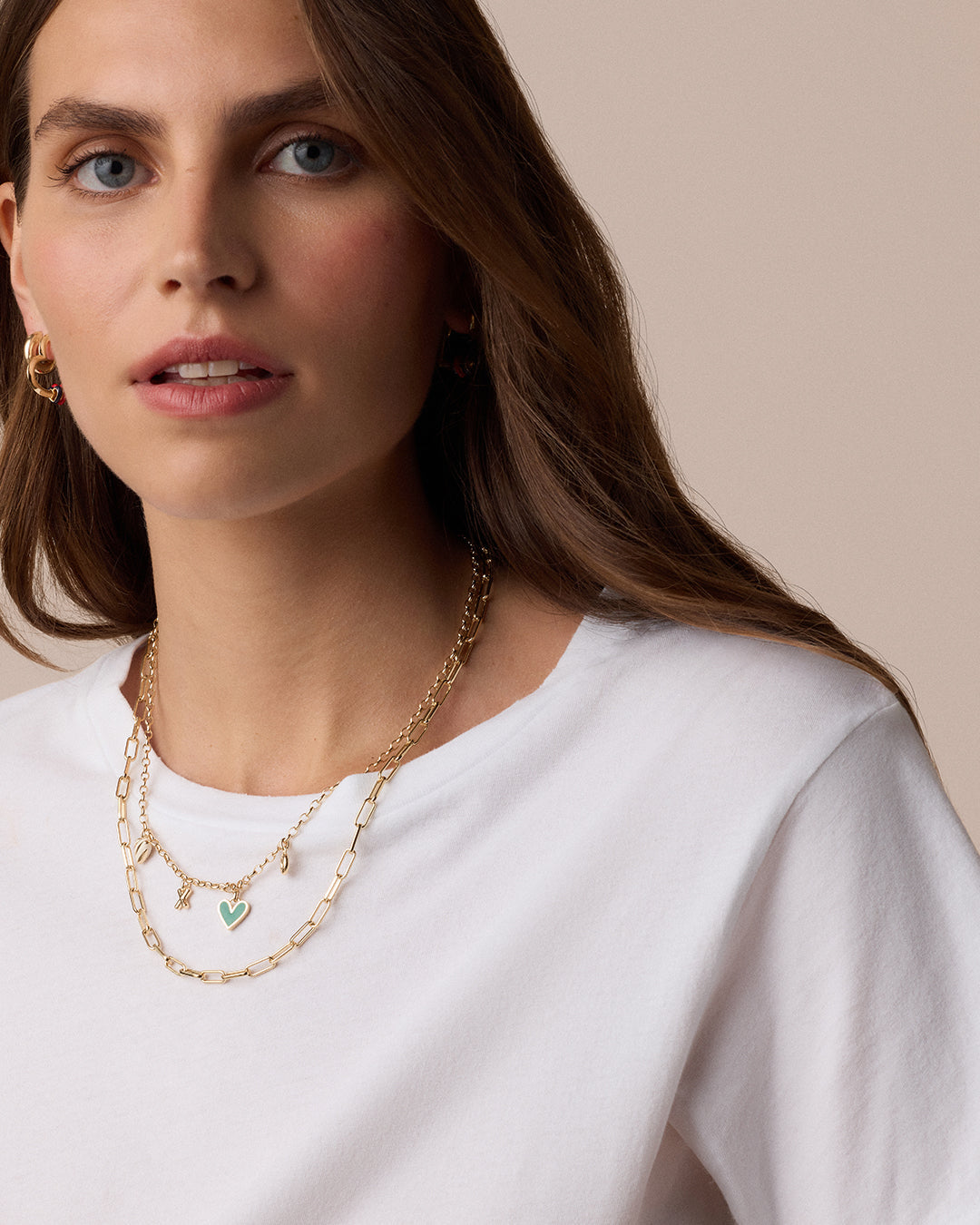 Campbell Heart Charm Necklace