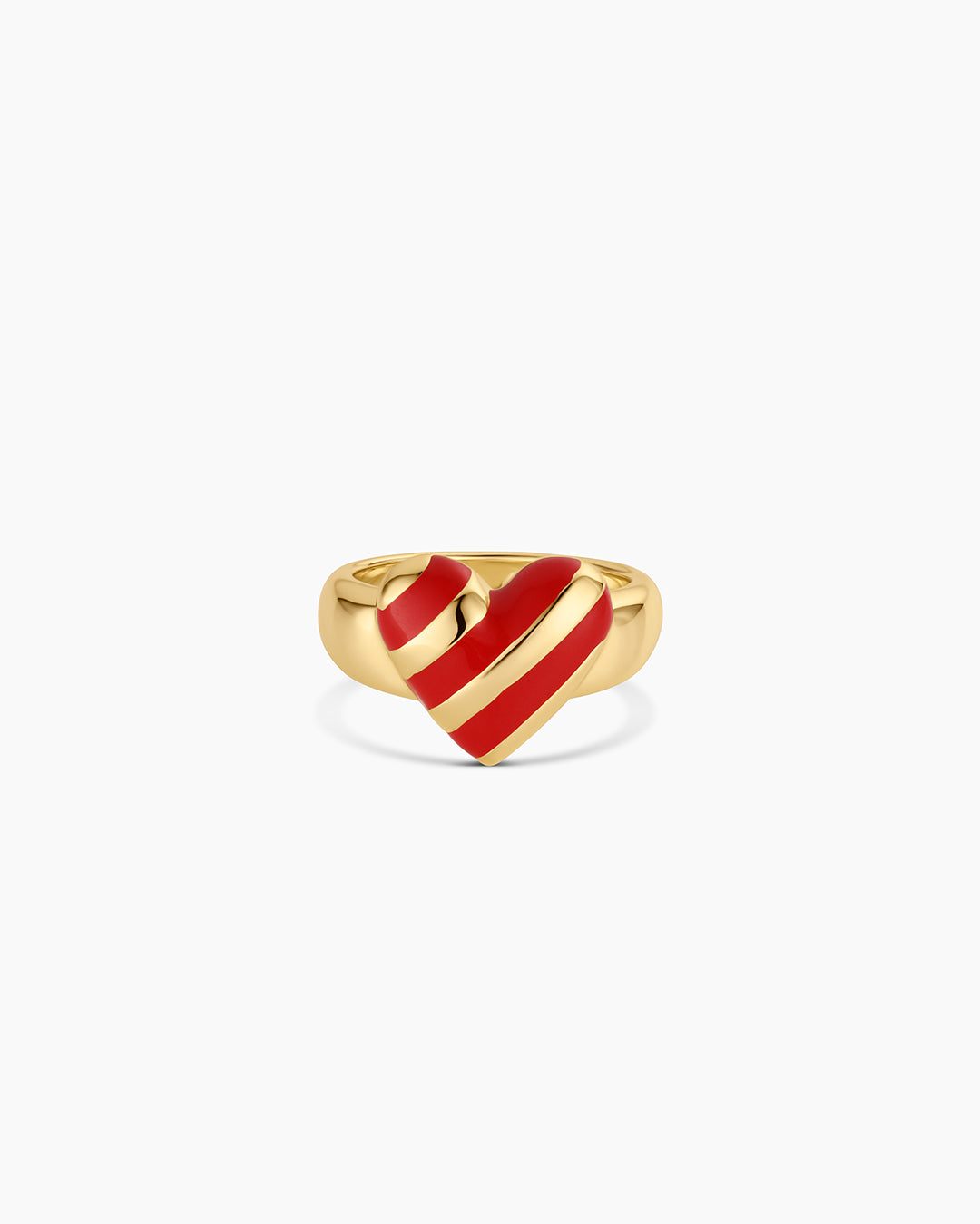 Campbell Enamel Heart Ring