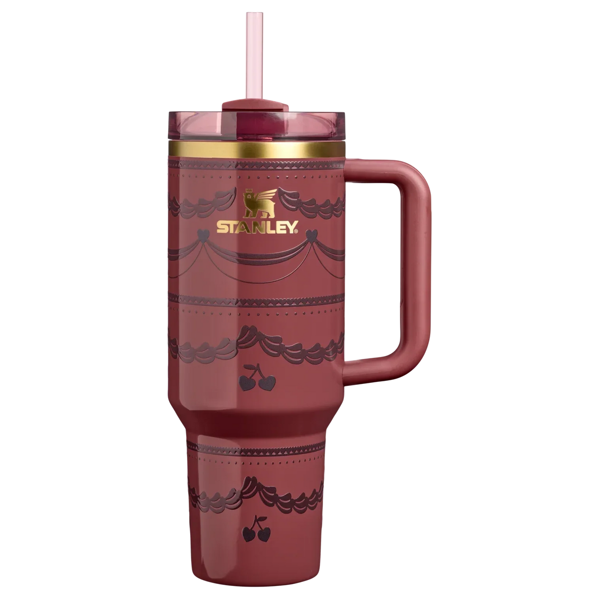 Stanley Cup Valentine's Day 40 oz Stainless Steel H2.0 Flowstate Quencher Tumbler